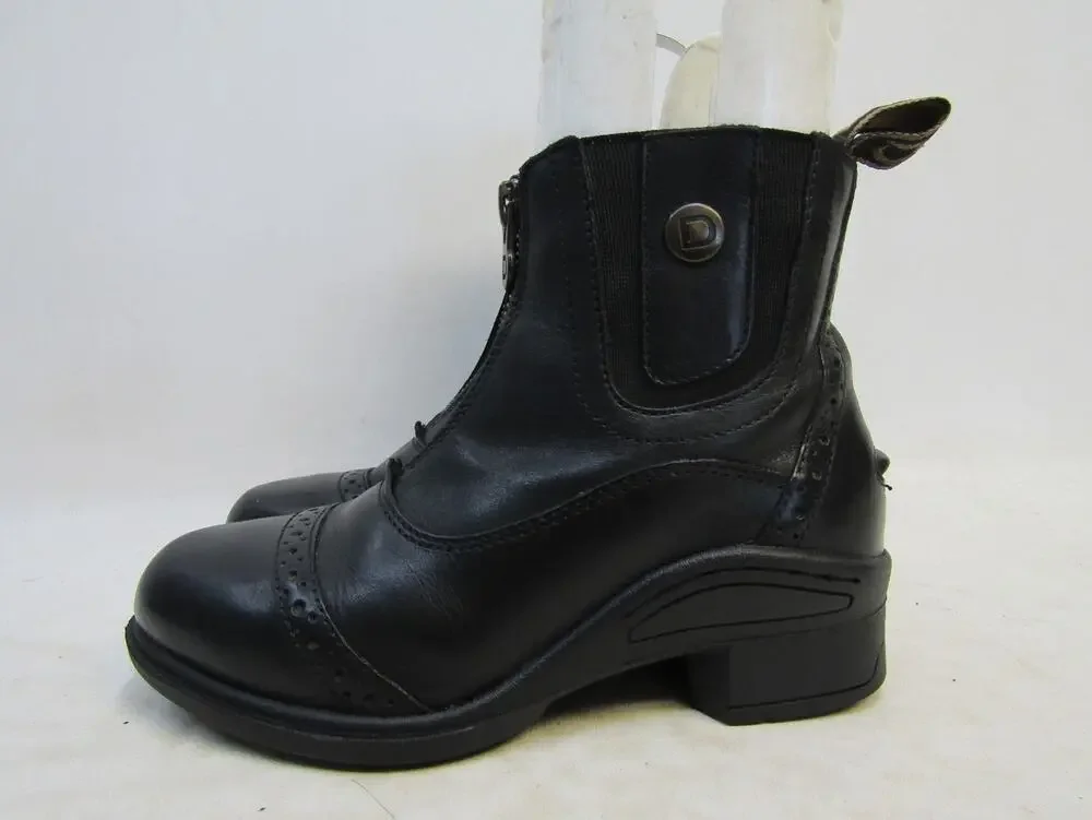 Dublin Rapture Little Kids Youth Size 13 Black Leather Chelsea Zip Ankle Boots